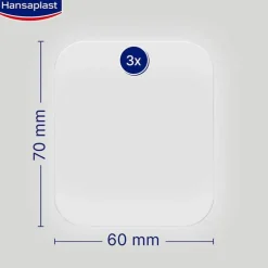 Hansaplast Zweite Haut Schutz Pflaster gross, 3 St