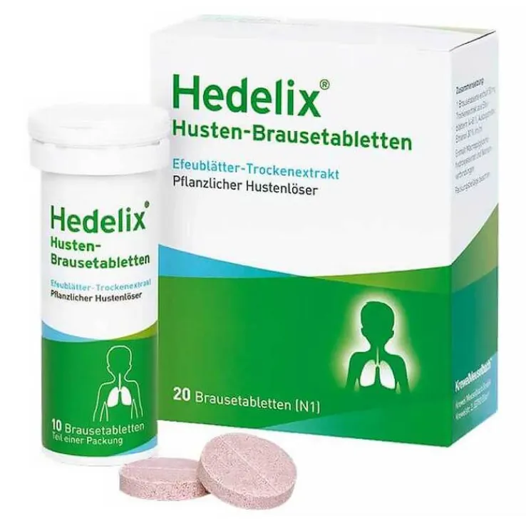 Hedelix Husten-Brausetabletten, 20 St