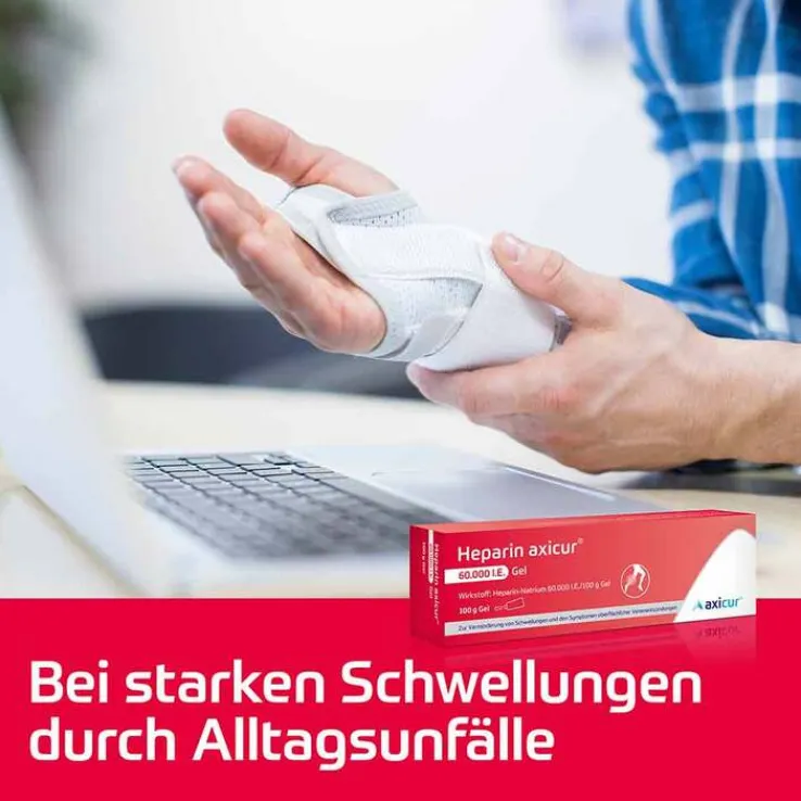 Heparin axicur® 60.000 I.E. Gel, 100 g