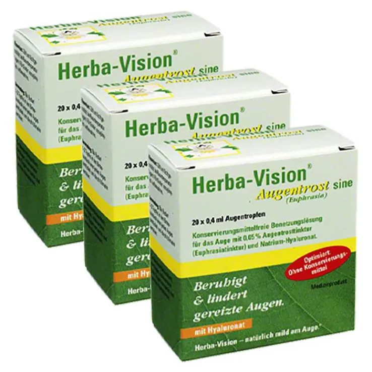 Herba-Vision® Augentrost sine Augentropfen, 3x8 ml