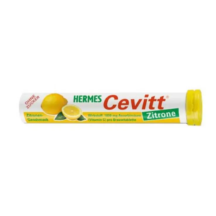 Hermes Cevitt Zitrone Brausetabletten, 20 St