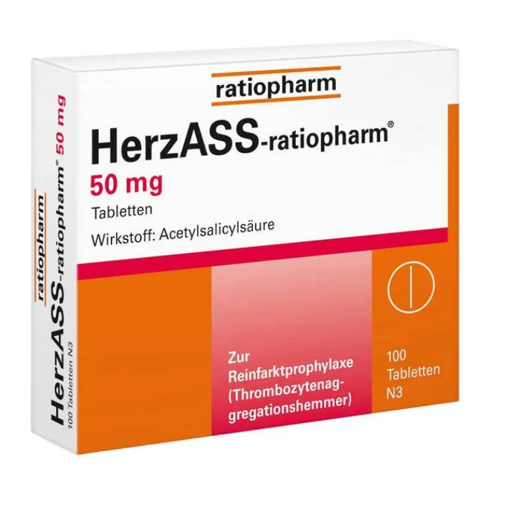 HerzASS-ratiopharm® 50 mg, 100 St