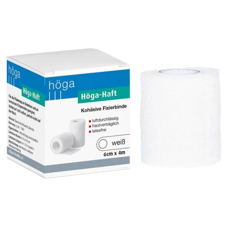 Höga Haft Binde 6cmx4m, 1 St