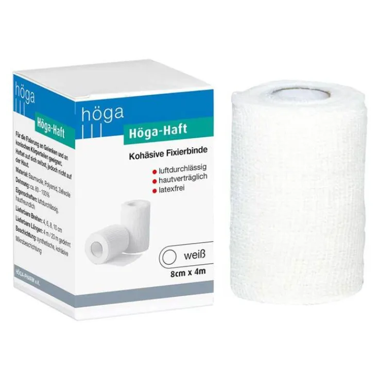 Höga Haft Binde 8cmx4m, 1 St