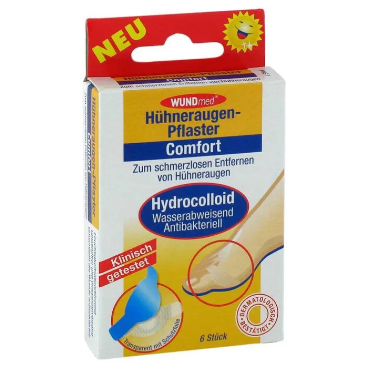Hühneraugen Pflaster Comfort hydrocolloid, 6 St