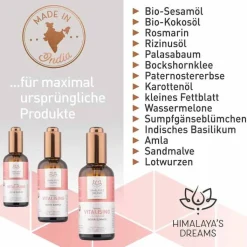 Himalayas Dreams Ayurveda Haaröl Bhringraj & Amla, 100 ml