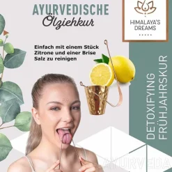 Himalayas Dreams Ayurveda Kupferbecher Zungenrein, 1 P