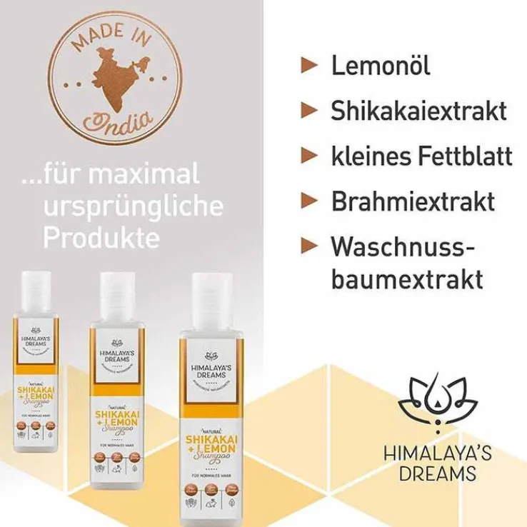 Himalayas Dreams Ayurveda Shampoo Shikakai & Lemon, 200 ml