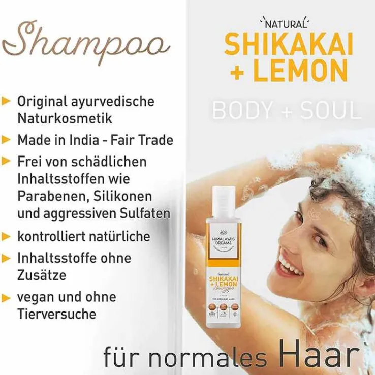 Himalayas Dreams Ayurveda Shampoo Shikakai & Lemon, 200 ml
