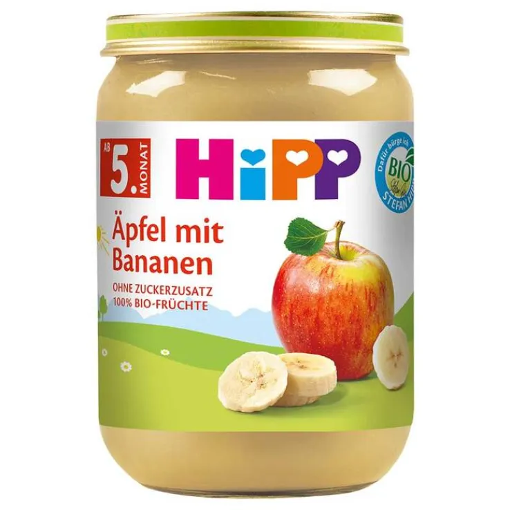 Hipp Früchte Äpfel mit Bananen, 190 g