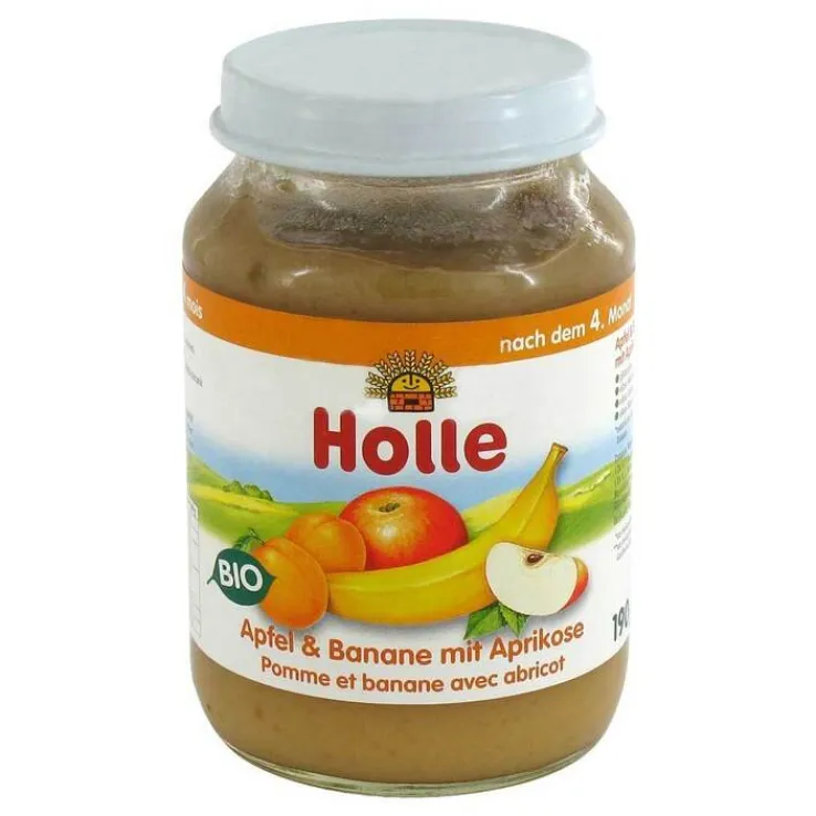 Holle Apfel & Banane mit Aprikose, 190 g