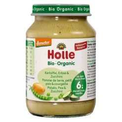 Holle Kartoffeln mit Erbsen und Zucchini, 190 g