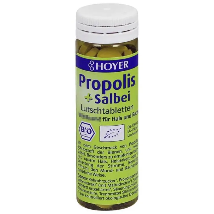 Hoyer Propolis & Salbei Lutschtabletten, 60 St