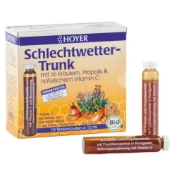 Hoyer Schlechtwetter Trunk Trinkampullen, 10X10 ml