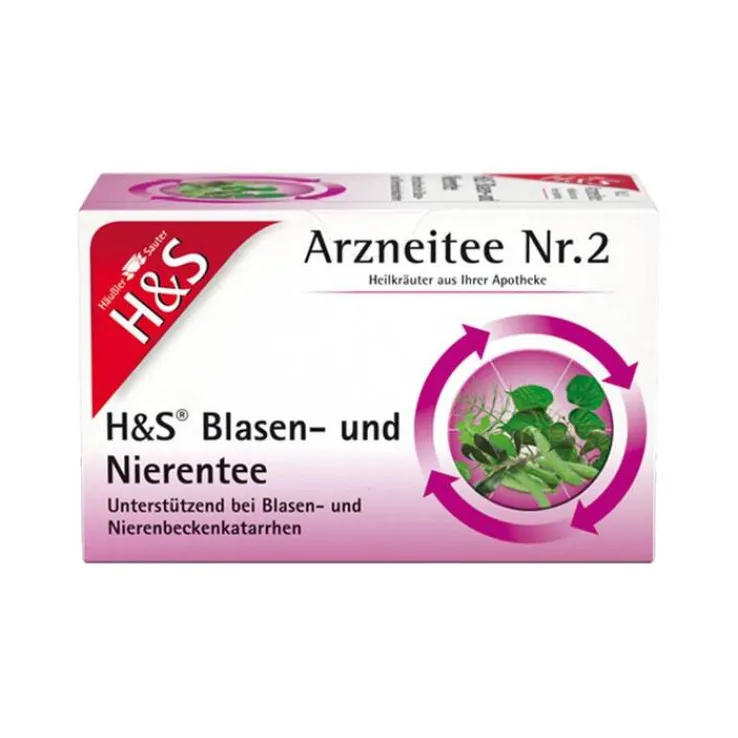 H&S Blasen- und Nierentee Filterbeutel, 20X2.0 g