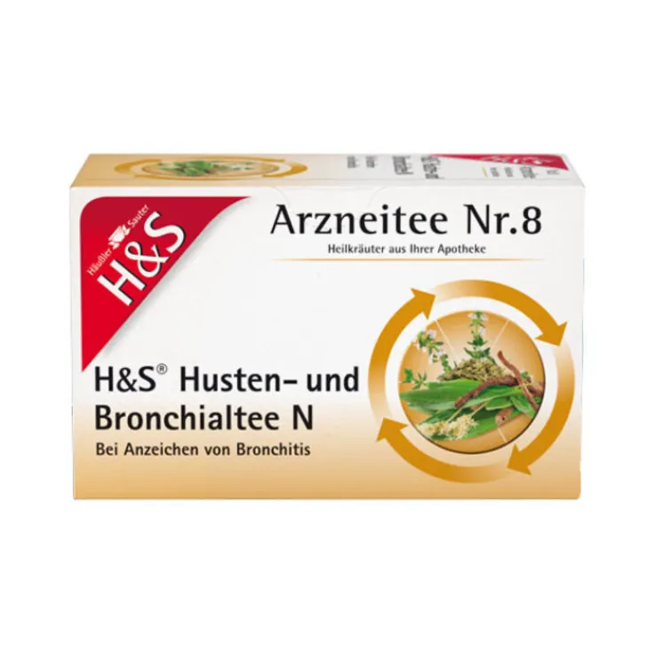 H&S Husten- und Bronchialtee N Filterbeutel, 20X2.0 g