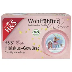 H&S Wintertee Bio Hibiskus-Gewürze Filterbeutel, 20X2.5 g