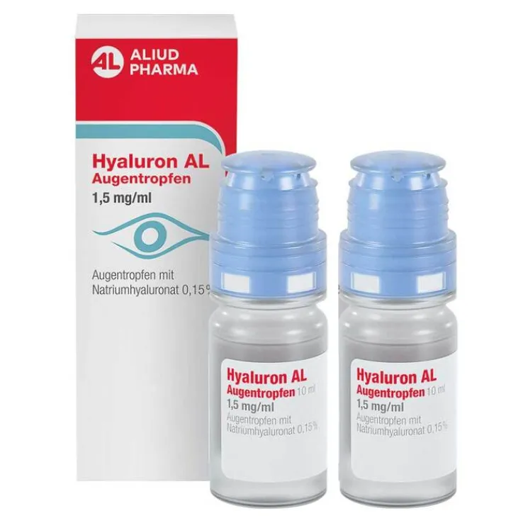 Hyaluron AL Augentropfen 1,5 mg / ml, 2X10 ml