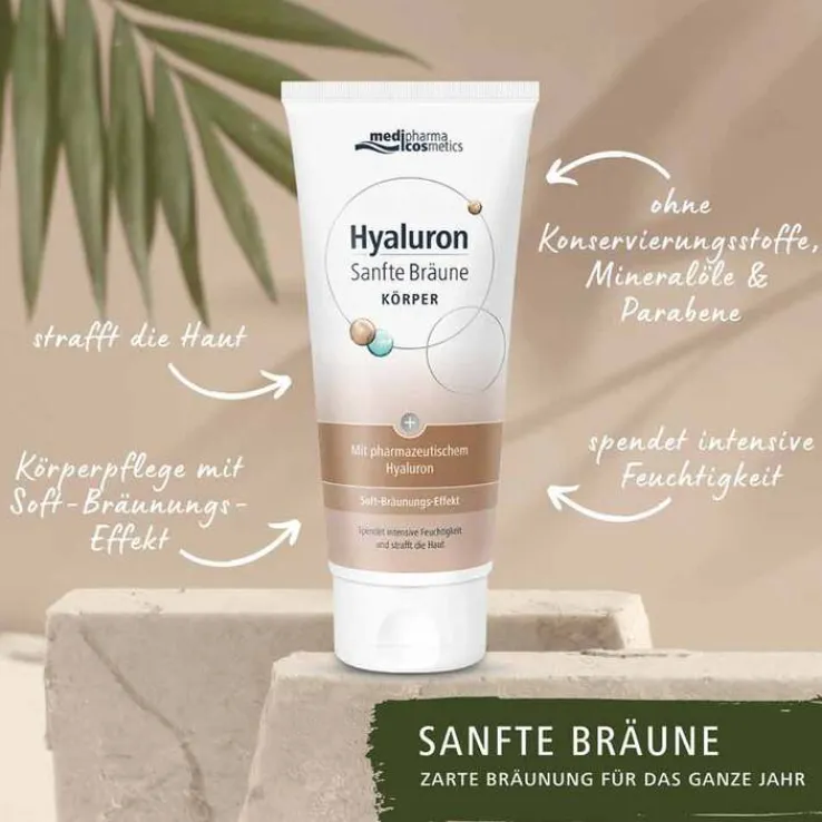 Hyaluron Sanfte Bräune Körperpflege Creme, 200 ml