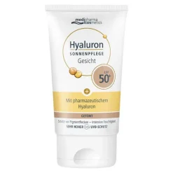 Hyaluron Sonnenpflege Gesicht LSF 50+ getönt, 50 ml