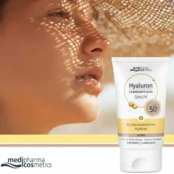 Hyaluron Sonnenpflege Gesicht LSF 50+ getönt, 50 ml