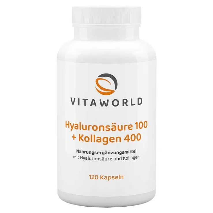 Hyaluronsäure 100 + Kollagen 400 Kapseln, 120 St