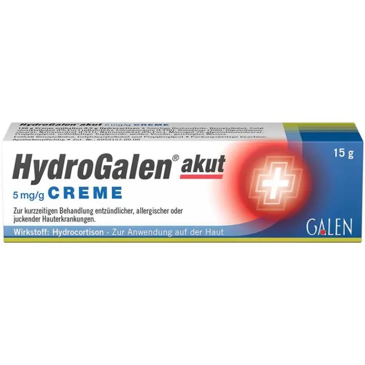 HydroGalen® akut 5 mg/g Creme, 15 g