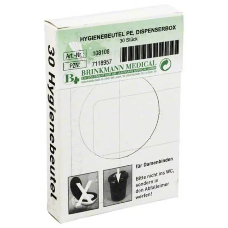 Hygienebeutel PE Dispenser Box, 30 St