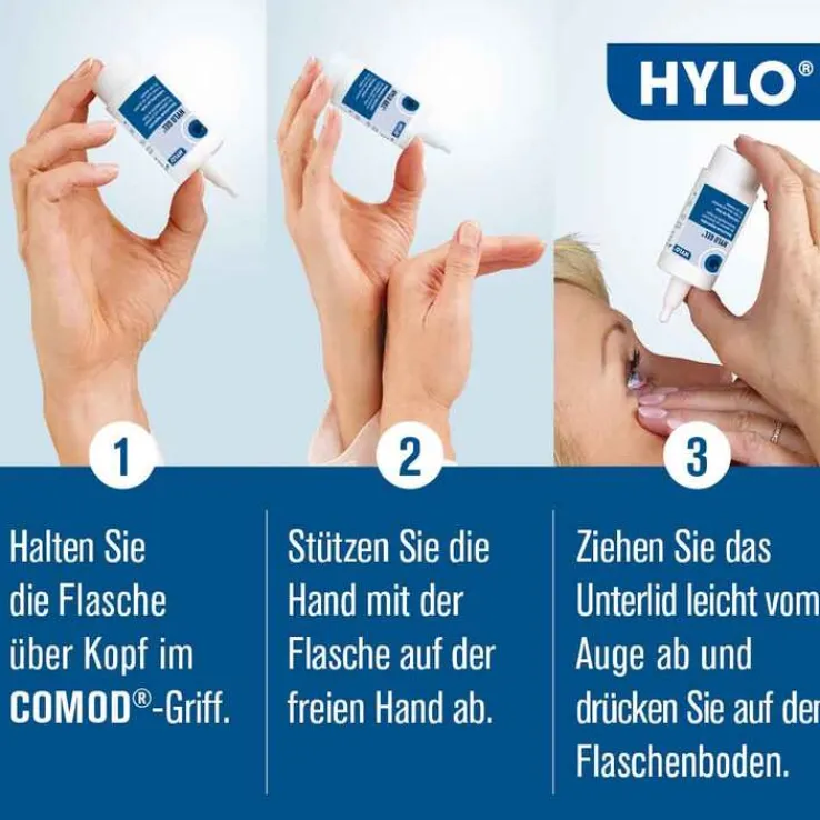 HYLO GEL Augentropfen, 2x 2x10 ml