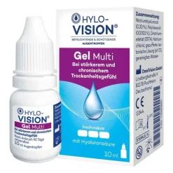 HYLO-VISION Gel Multi Augentropfen, 10 ml