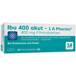 Ibu 400 akut – 1 A Pharma® Filmtabletten, 10 St