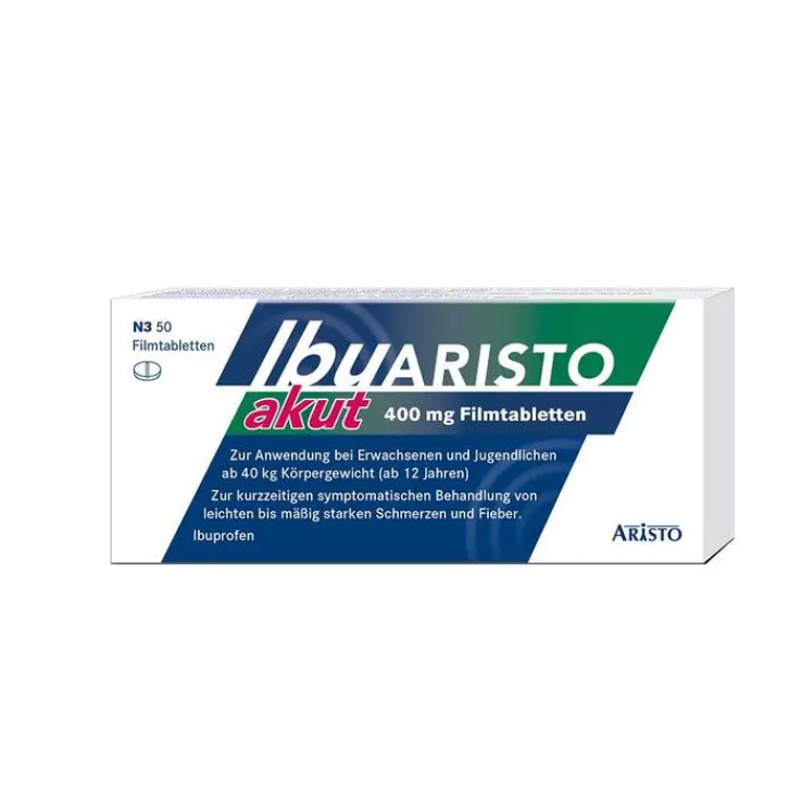 IbuARISTO akut 400 mg Filmtabletten, 50 St