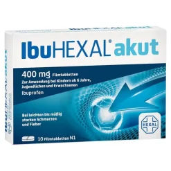 IbuHexal akut 400 mg Filmtabletten, 10 St