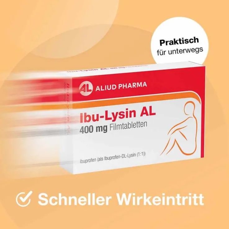 Ibu-Lysin AL 400 mg Filmtabletten, 10 St