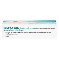 IBU-LYSIN DoppelherzPharma 400 mg Filmtabletten , 20 St