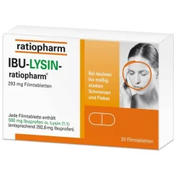 IBU-LYSIN-ratiopharm® 293 mg Filmtabletten, 20 St