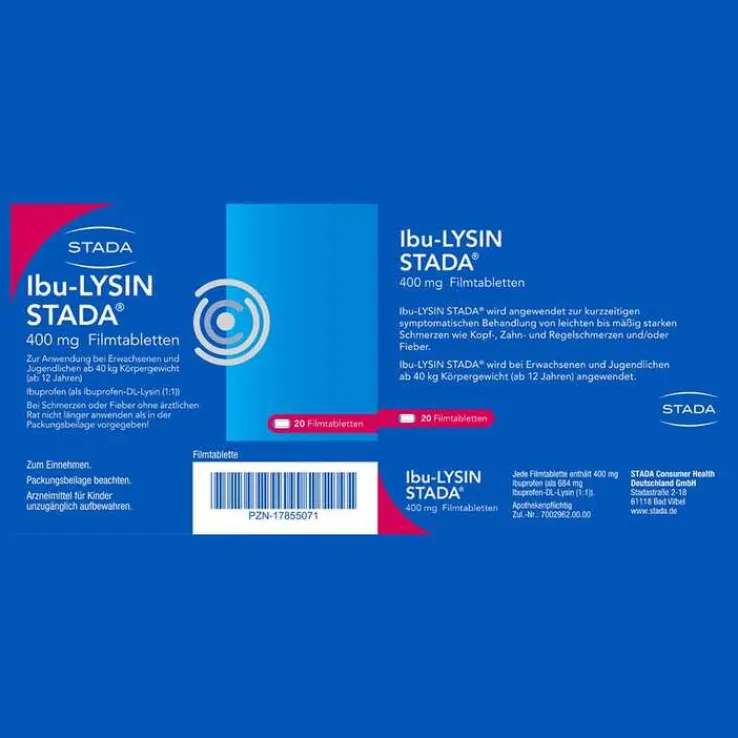Ibu-LYSIN STADA® 400 mg Filmtabletten, 50 St