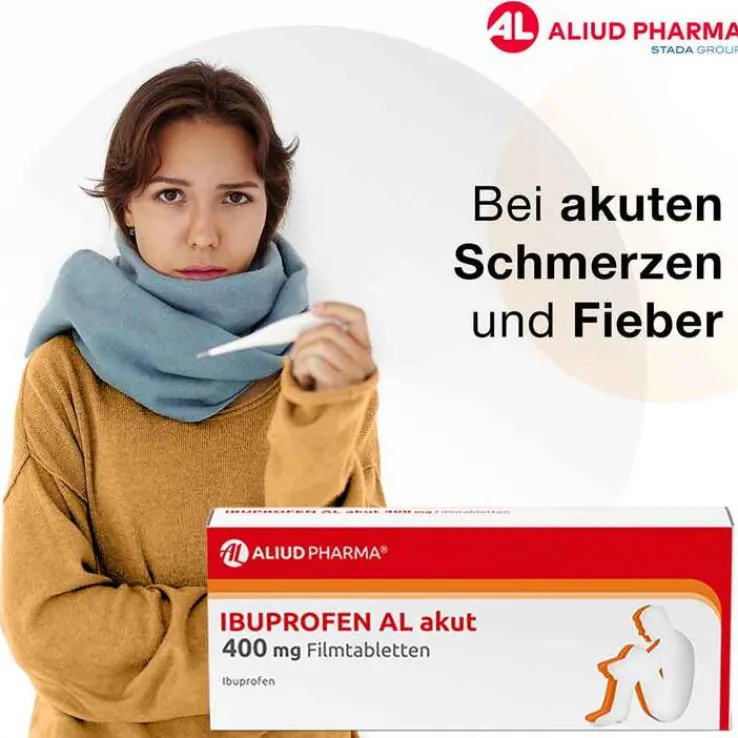 IBUPROFEN AL akut 400 mg Filmtabletten, 50 St
