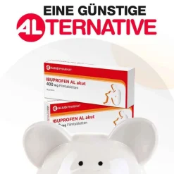 IBUPROFEN AL akut 400 mg Filmtabletten, 10 St