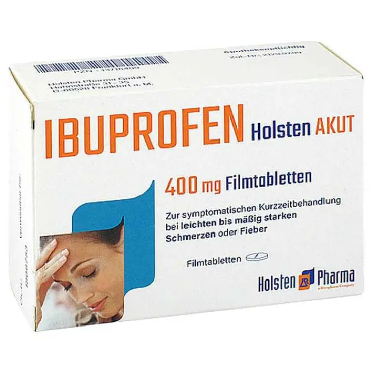 Ibuprofen Holsten akut 400 mg Filmtabletten, 20 St