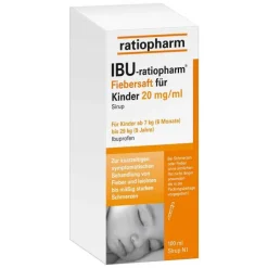 Ibu Ratiopharm 2% Fiebersaft für Kinder, 100 ml
