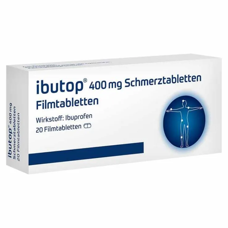 ibutop® 400 mg Schmerztabletten von axicur®, 20 St