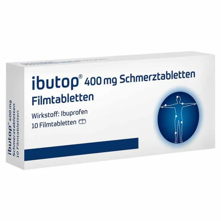 ibutop® 400 mg Schmerztabletten von axicur®, 10 St