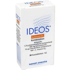 IDEOS® 500mg/ 400 I.E. Kautabletten, 30 St