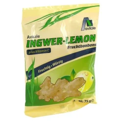 Ingwer Lemon Bonbons + Vitamin C, 75 g