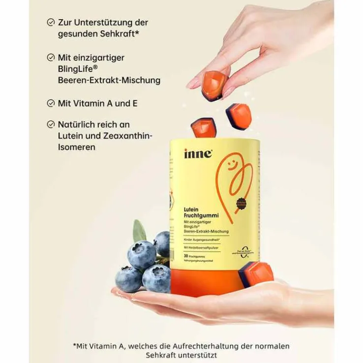 Inne Lutein Fruchtgummi, 30X4 g