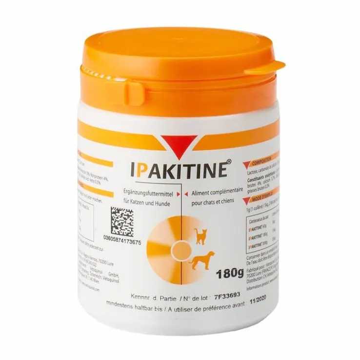 Ipakitine Ergänzungsfutterm.Pulver für Hunde / Katzen, 180 g