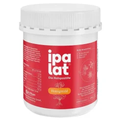 Ipalat Halspastillen honigmild ohne Menthol zuckerfrei , 400 St
