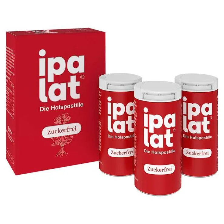 Ipalat Halspastillen zuckerfrei, 120 St