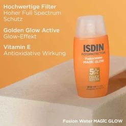ISDIN Fotoprotector Fusion Water Magic glow LSF 50, 50 ml